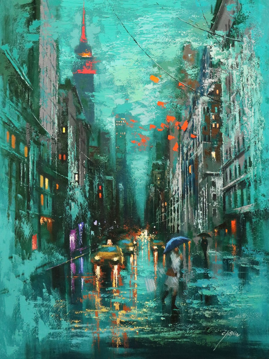 The Myth of New York 2 Oil painting: Chin H Shin | Artfinder