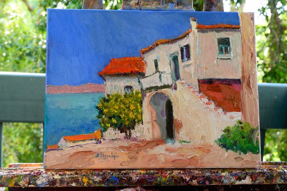 Old House in a Greek Village