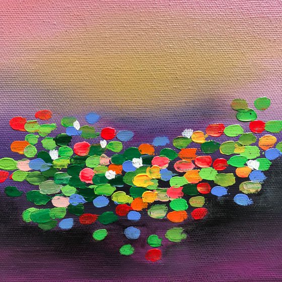 Pond ! Abstract Contemporary! Art for Peace