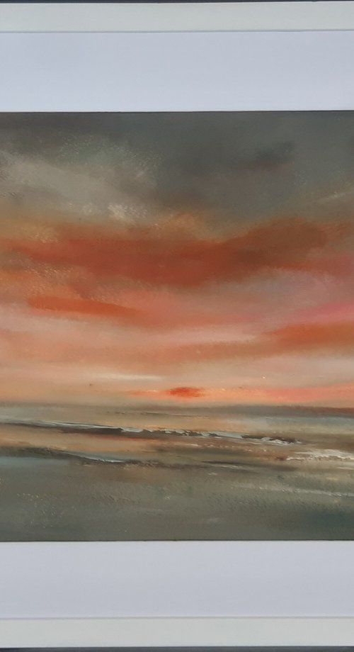 Sunset wave by Steve Keenan