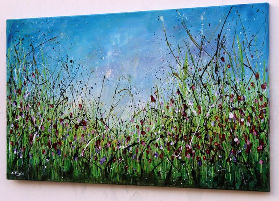 Gioia Floreale - Large original floral painting