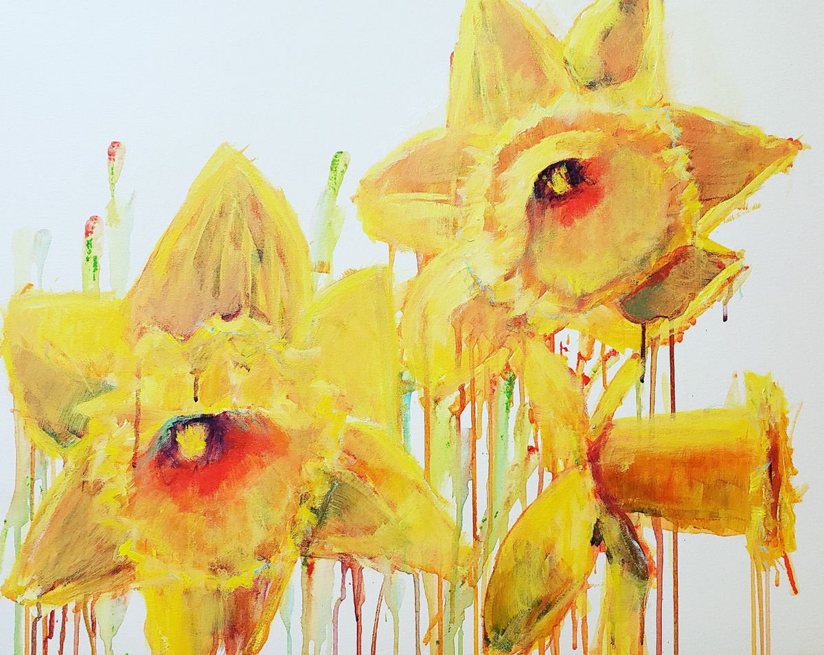 Daffodils by Leah Kohlenberg Fine Art