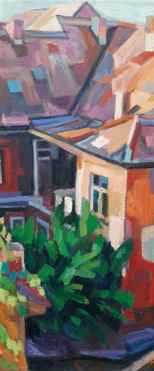 Roofs of Zemun by Maja Đokić Mihajlović