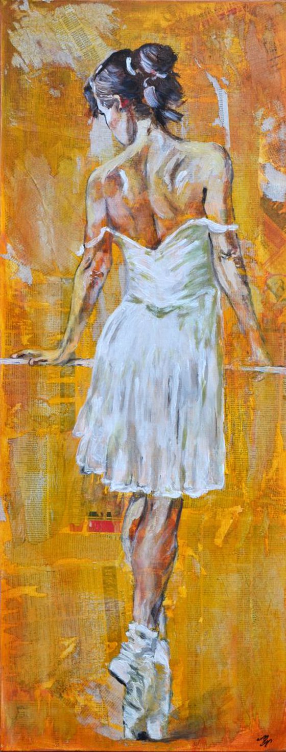 Ballerina -Long Deep Edge Canvas Ready To Hang