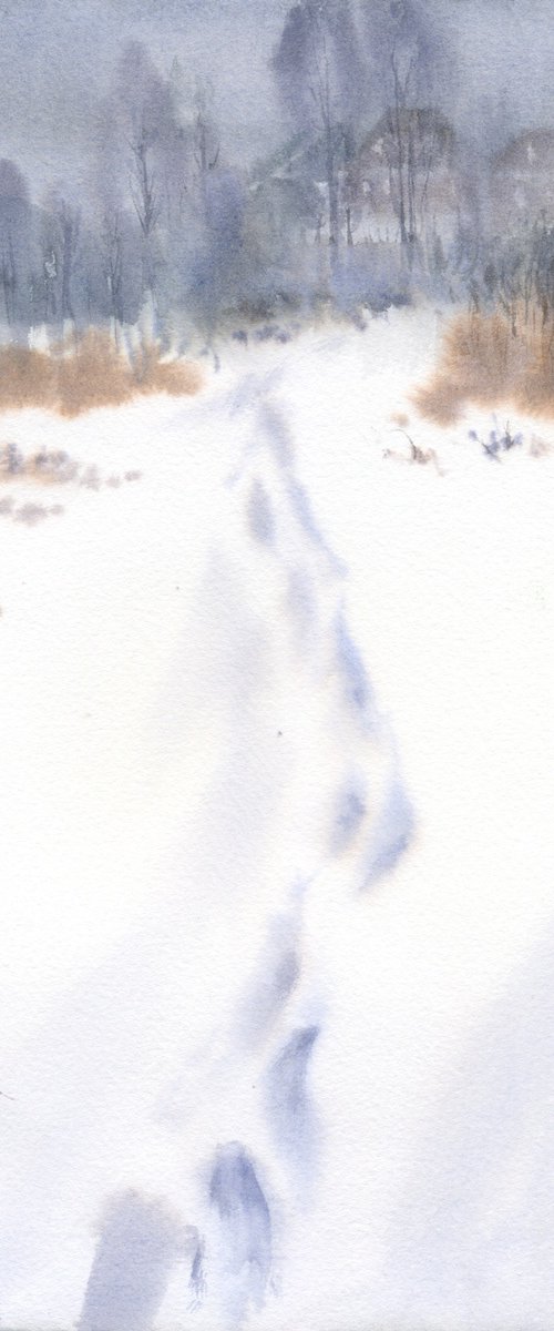 Winter way by Tatyana Tokareva