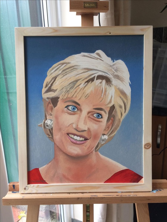 Princess Diana Famous People Portrait Painting Artfinder