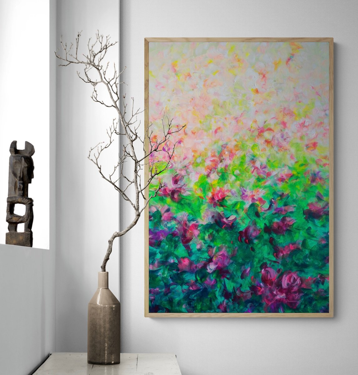 Falling Into Bloom By Katherine Spiller, 24 X 36, Artwork For Sale On Artfinder