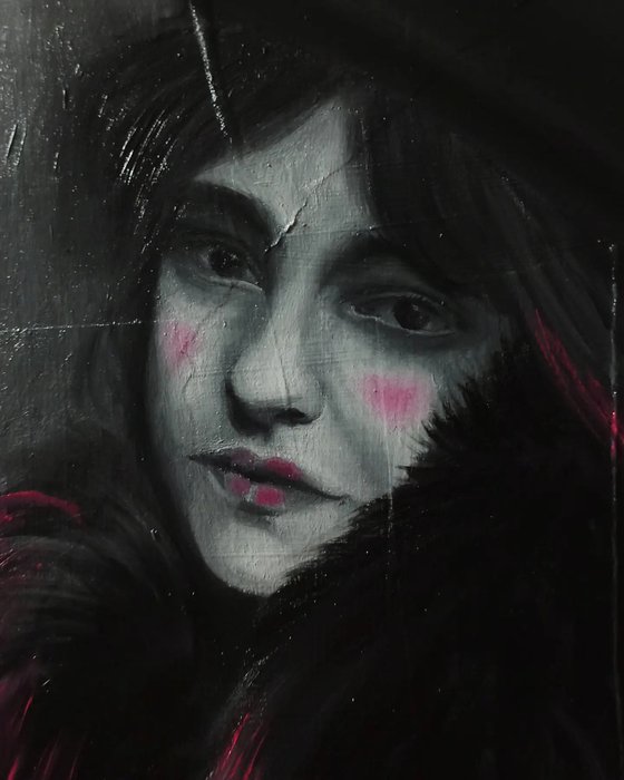 Lady in pink