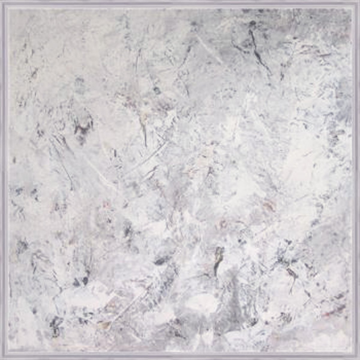 Organic Abstract Acrylic Painting By Joseph Piccillo, 31 X 31, White #1, Original Artwork