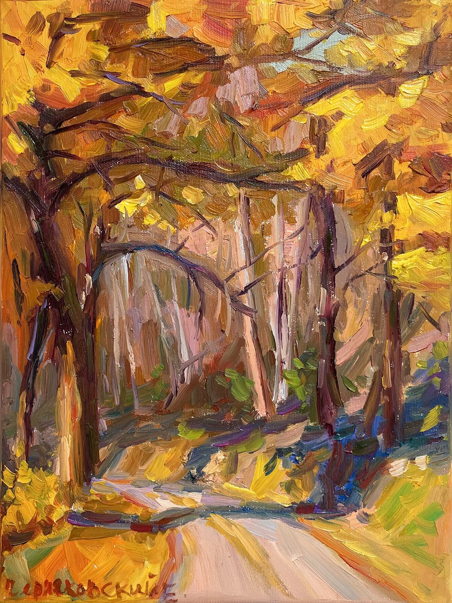 Park By Evgeny Chernyakovsky, 12 X 16, Artwork For Sale On Artfinder
