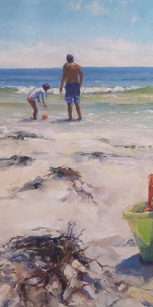 Returning to the summer beach 2 (24x20x1.5") by Alexander Koltakov