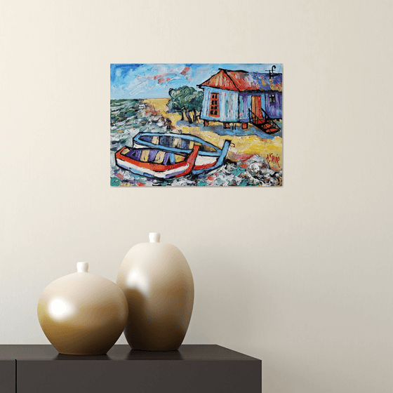 Boats and the sea.3