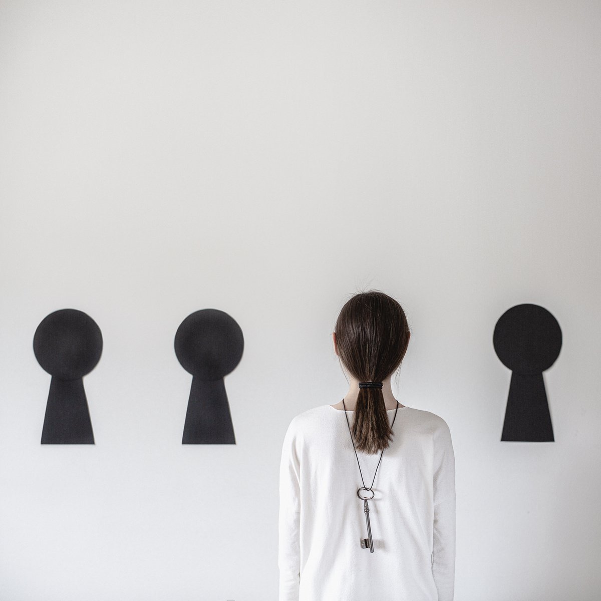 Surrealistic Abstract Photograph By Dasha Pears, 28 X 28, The Key, Original Artwork