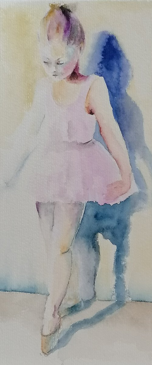 Little ballerina in white by Susana Z. Harris