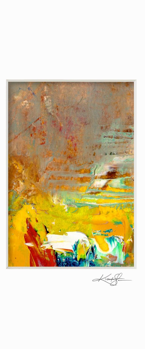 Oil Abstraction 142 - Abstract painting by Kathy Morton Stanion by Kathy Morton Stanion