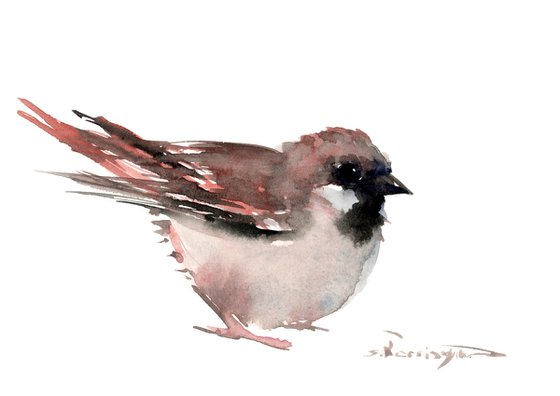 Sparrow Bird artwork