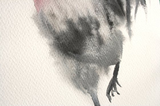 Rooster II - Pet portrait /  ORIGINAL PAINTING