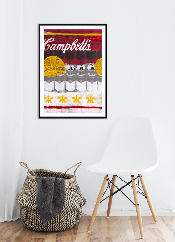 Campbell Revolution (Red&White Ed. - Hand-finished Print)