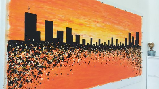 Sunset in New York 2 by M.Y.