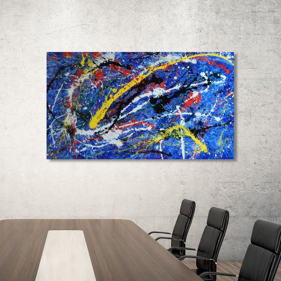 Demons Breaking Loose (140 x 80cm) XXL (56 x 32 inches)