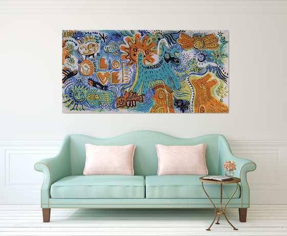 LOVE NATURE 105x210cm