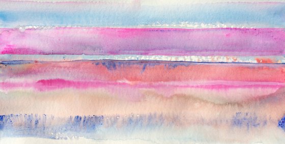 Ahrenshoop Dreaming II - Landscape Seascape Watercolor