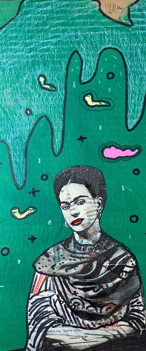 Portrait of Frida Kahlo #89 by Pavel Kuragin