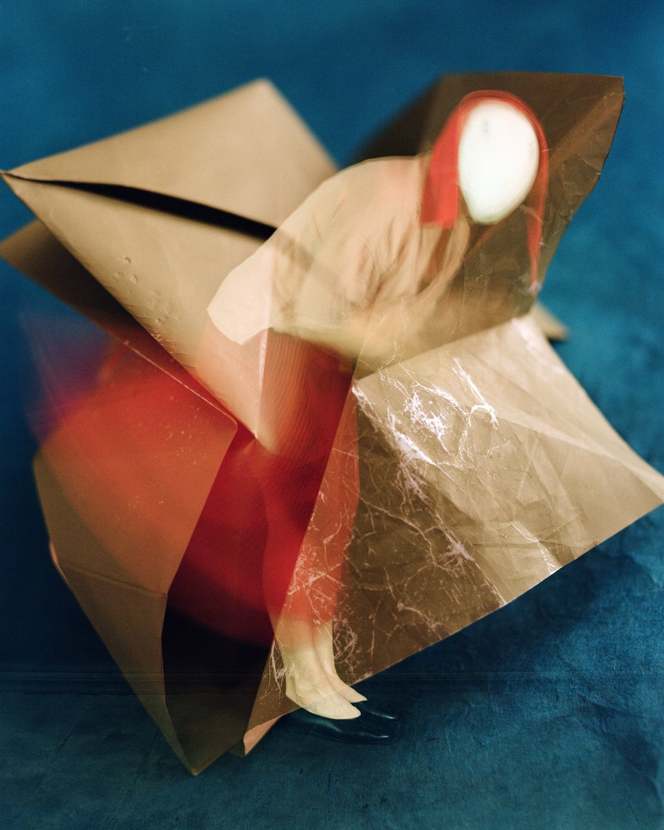 Surrealistic Portrait Photograph By Tania Serket, 16 X 20", From The Paper, Original Artwork