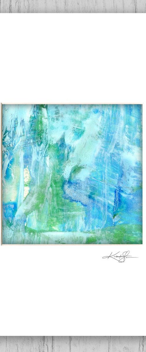 Abstract Dreams 49 - Mixed Media Abstract Painting in mat by Kathy Morton Stanion by Kathy Morton Stanion