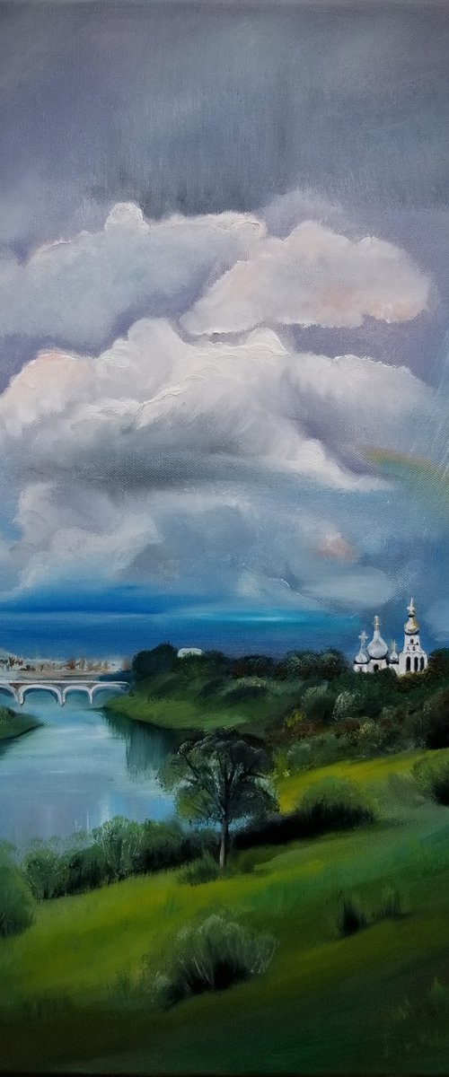 The Church by the River. by Alexandra Tomorskaya/Caramel Art Gallery
