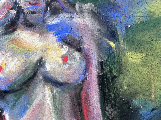 Woodland Nude – Pastel Study