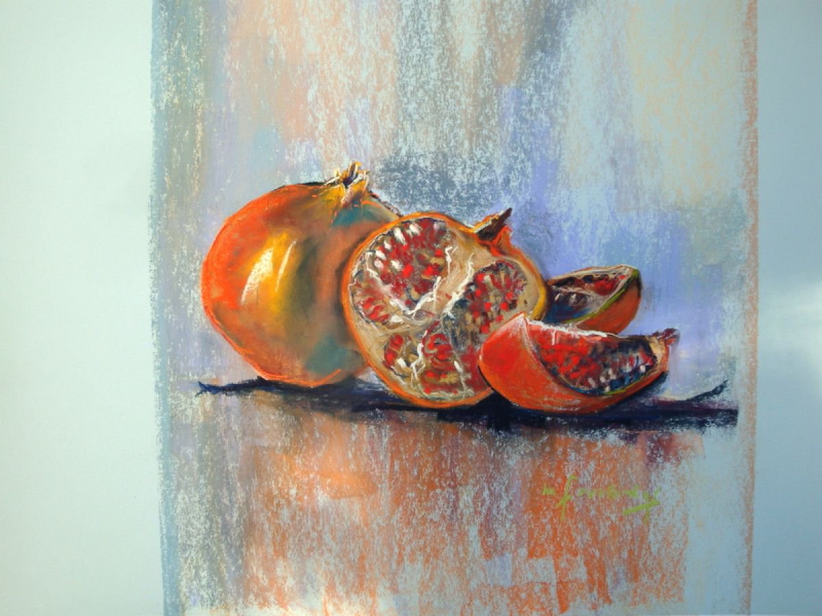 pomegranates by Marie-France OOSTERHOF PGE