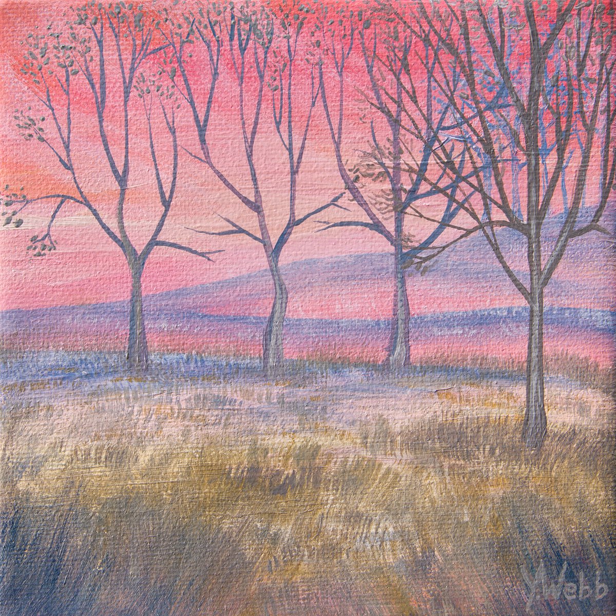 Four Trees by Yvonne B Webb