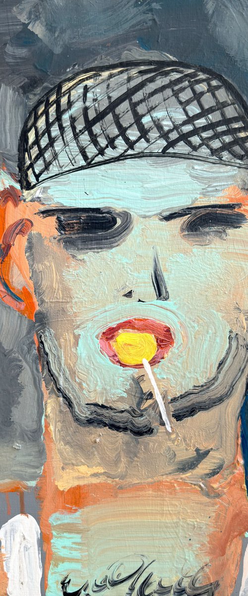 Man With a Lollipop by Zakhar Shevchuk