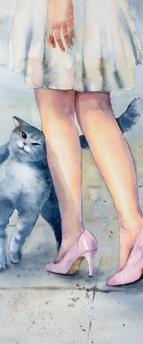 An Eye for Beauty by Olga Beliaeva Watercolour