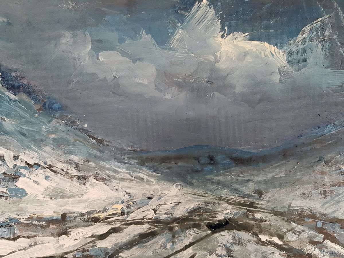 Winter landscape 13 by Wim van de Wege