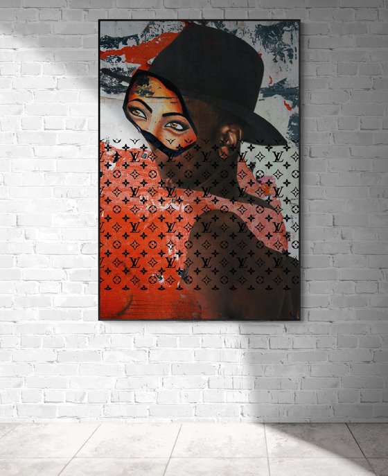 Face art collection "Fedbergsun" - Vol 34. Art portrait on canvas