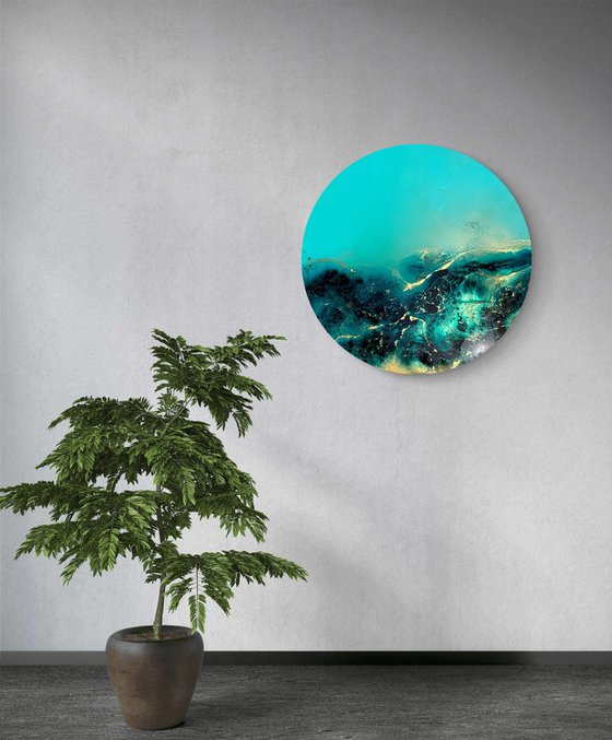 Golden Halo, Blue Depth #3