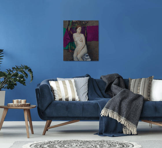 Pearl – Original Nude Oil Painting