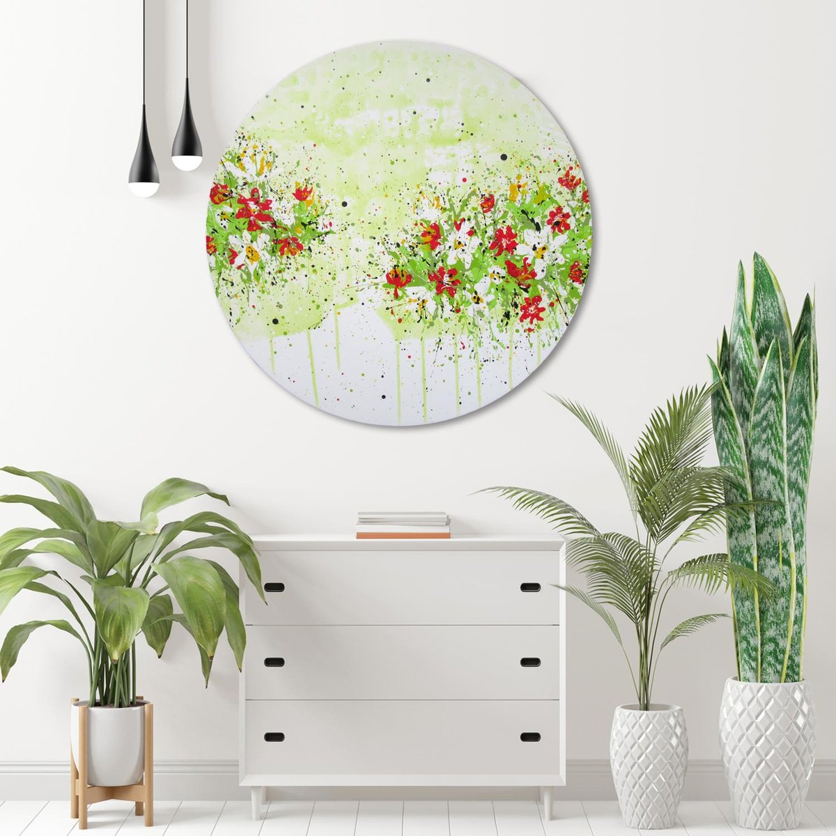  Jardin Celeste 3 By Isabelle Pelletane, 31 X 31, Artwork For Sale On Artfinder