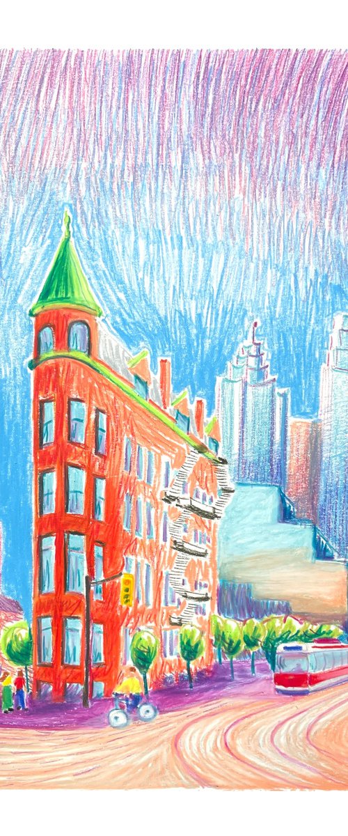 Toronto’s Gooderham Building by louis blondé