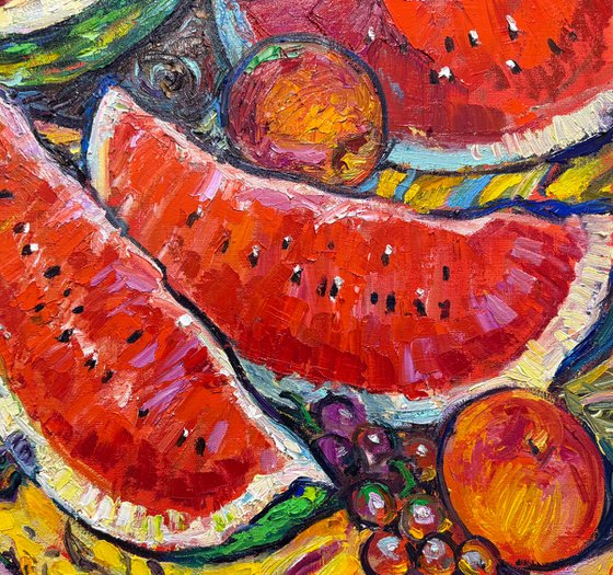 Sweet summer. Watermelon still life.