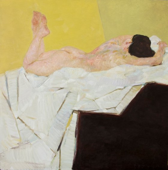 modern style nude impressionist woman : ana