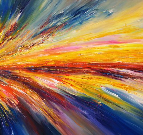 Blue Expansion L 2 by Peter Nottrott