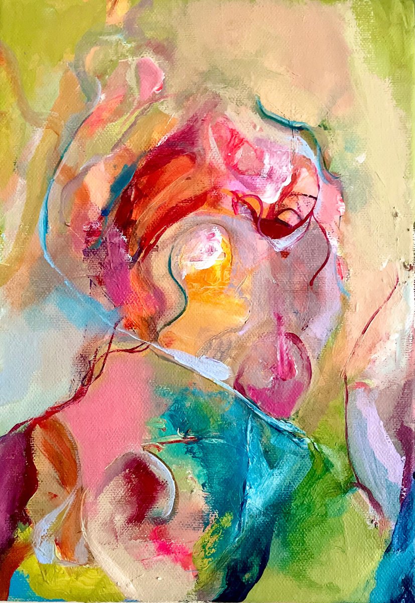 Surrealistic Acrylic Painting , Soul