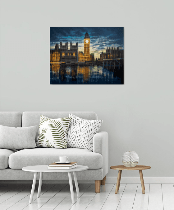 Big Ben As Night Falls