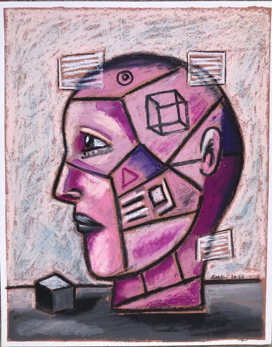 Man in a cube