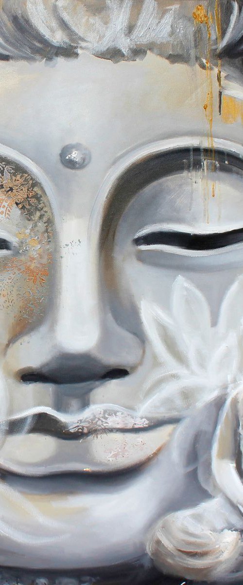 Silver Buddha by Annet Loginova