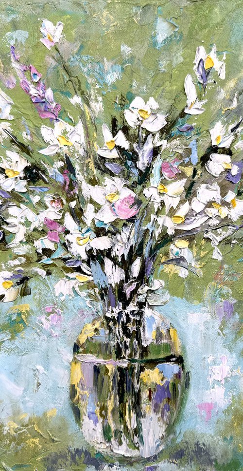 A Vase from My Summer Garden by Pooja Verma