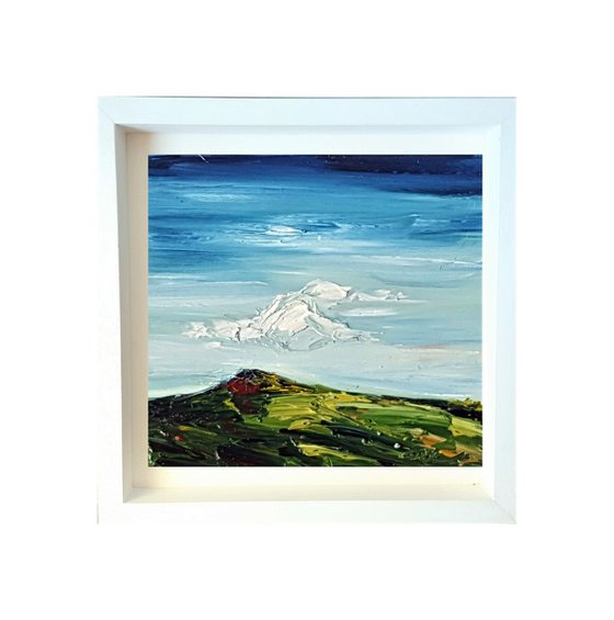 The Lone Cloud and the Mountain - A Mini Masterpiece Irish landscape